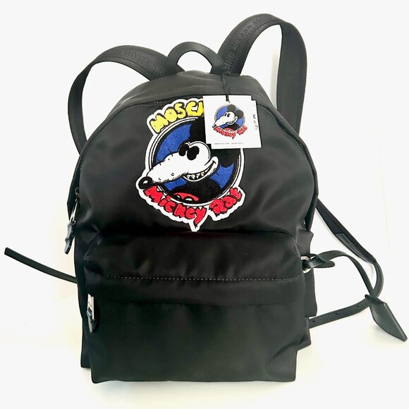 FINAL DROP!  Moschino Mickey Rat Backpack NWT - Picture 2 of 14